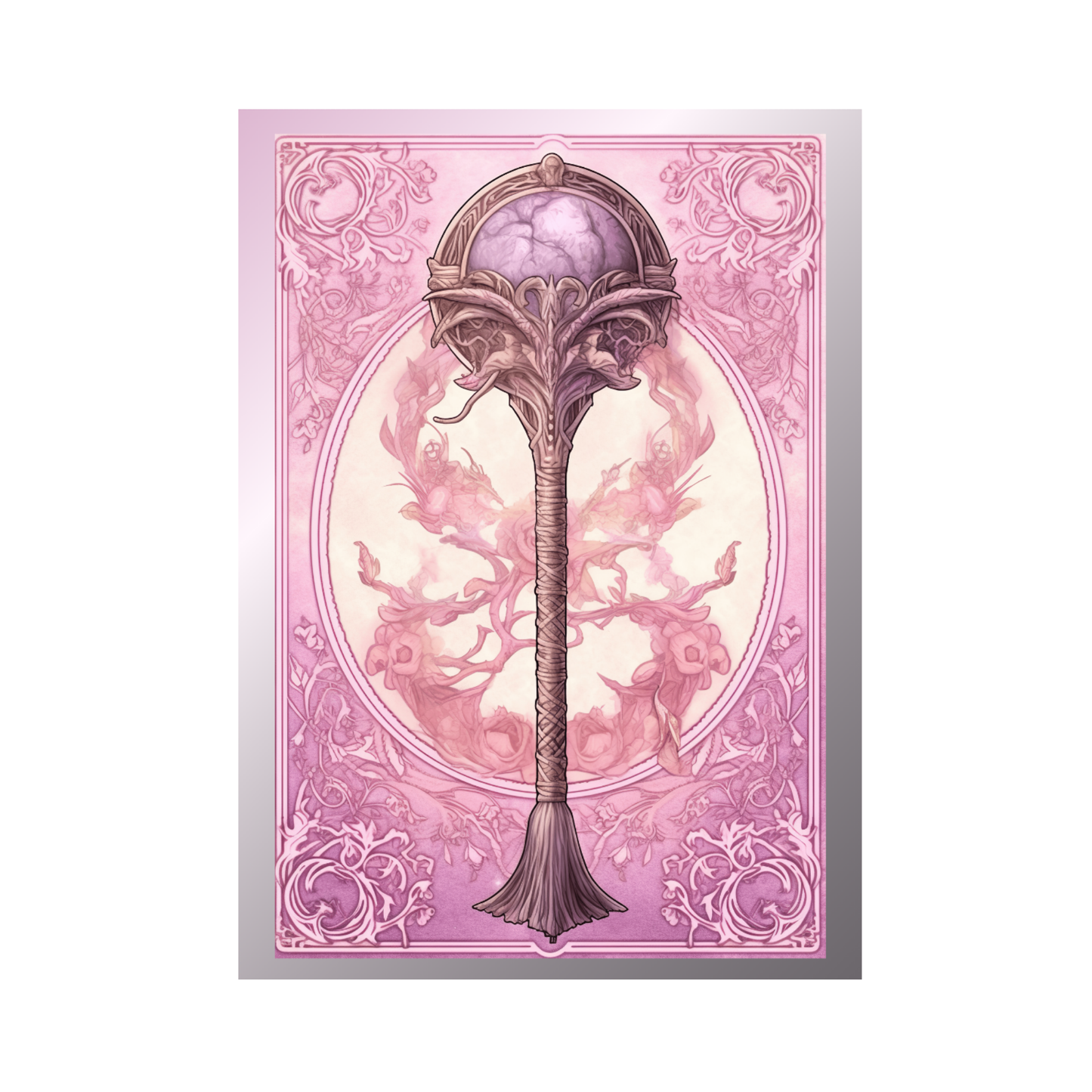 The Sorcerer's Staff Greeting Card