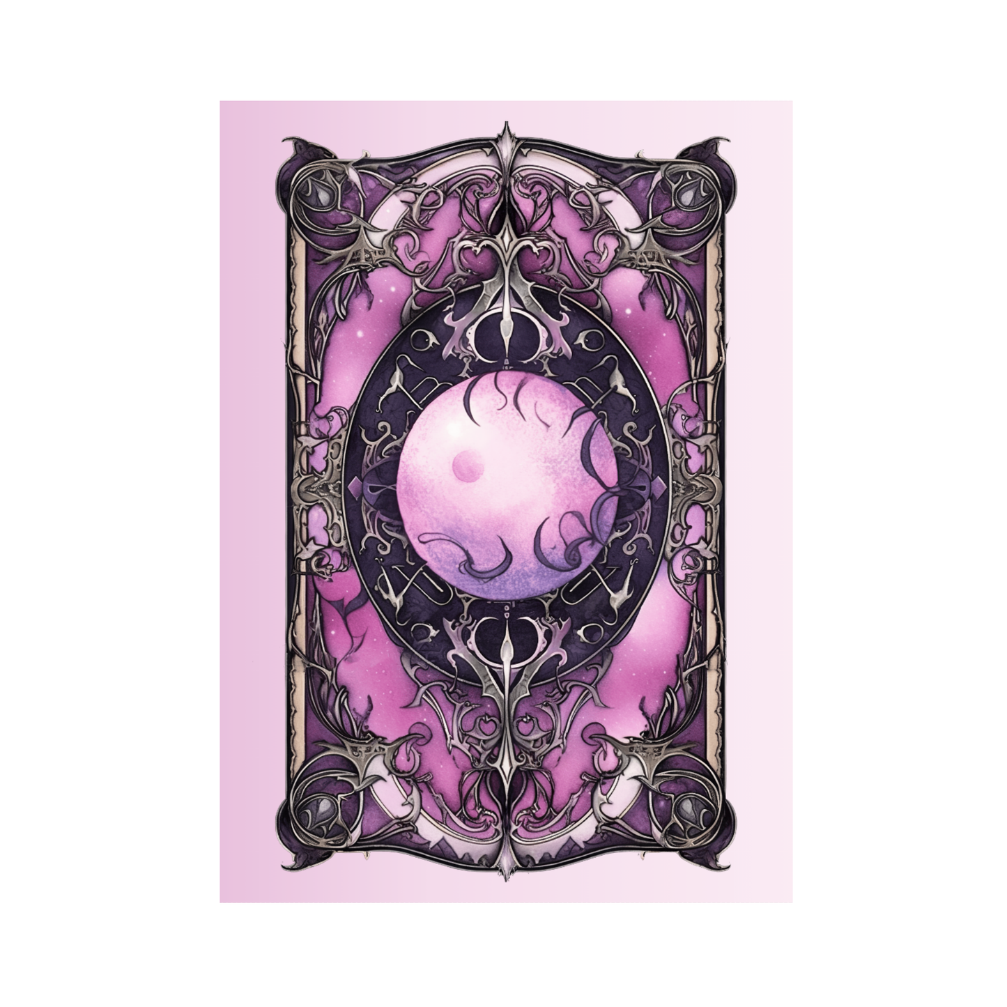 The Lunar Phases Greeting Card