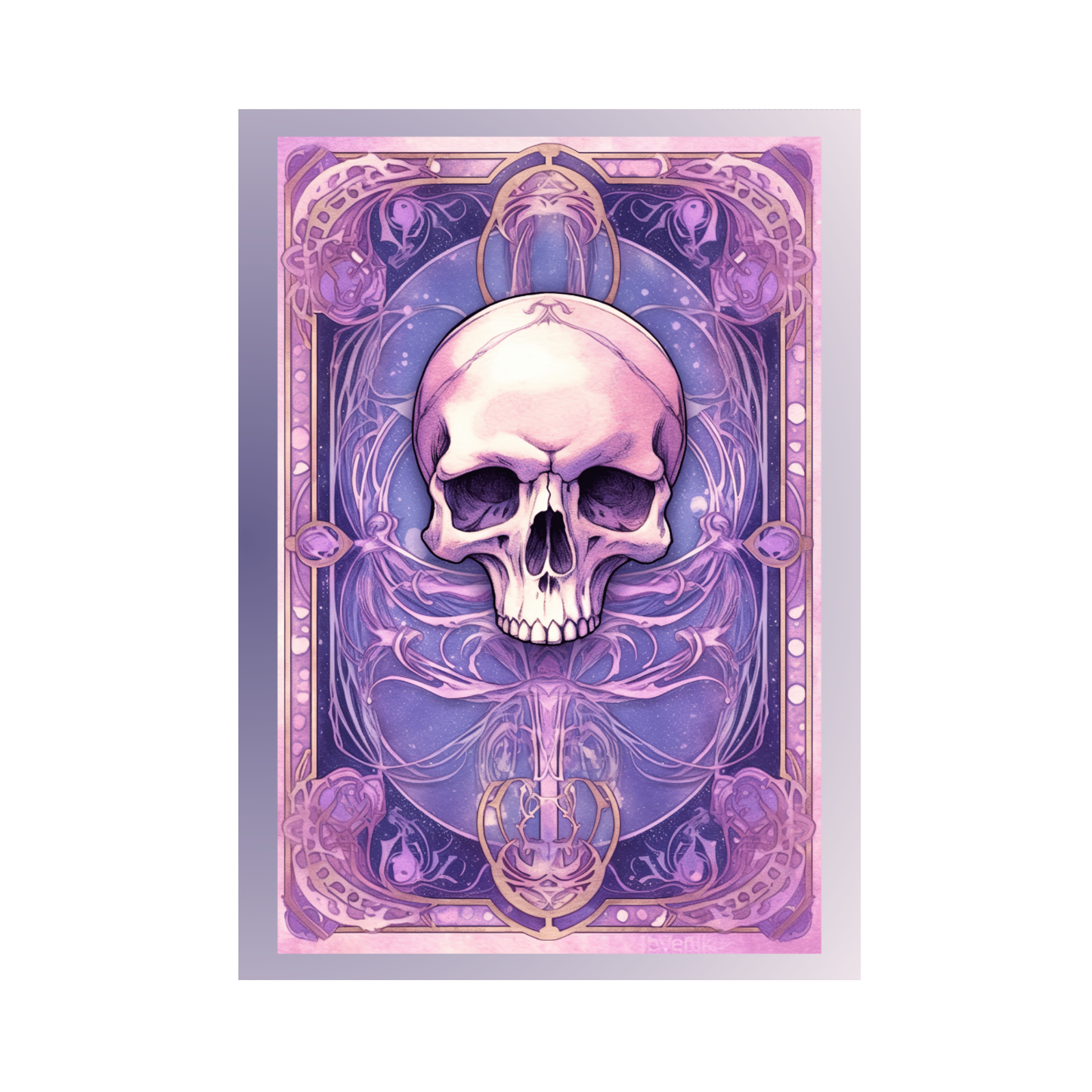 The Skull of Stars Greeting Card