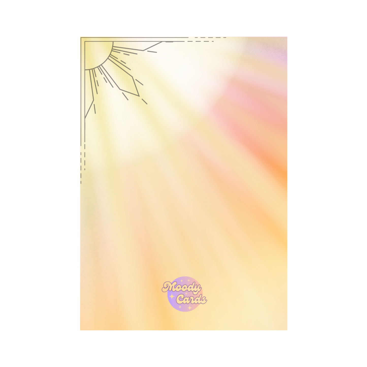 Product Title The Sun: Radiant Skeleton Greeting Card (5x7")
