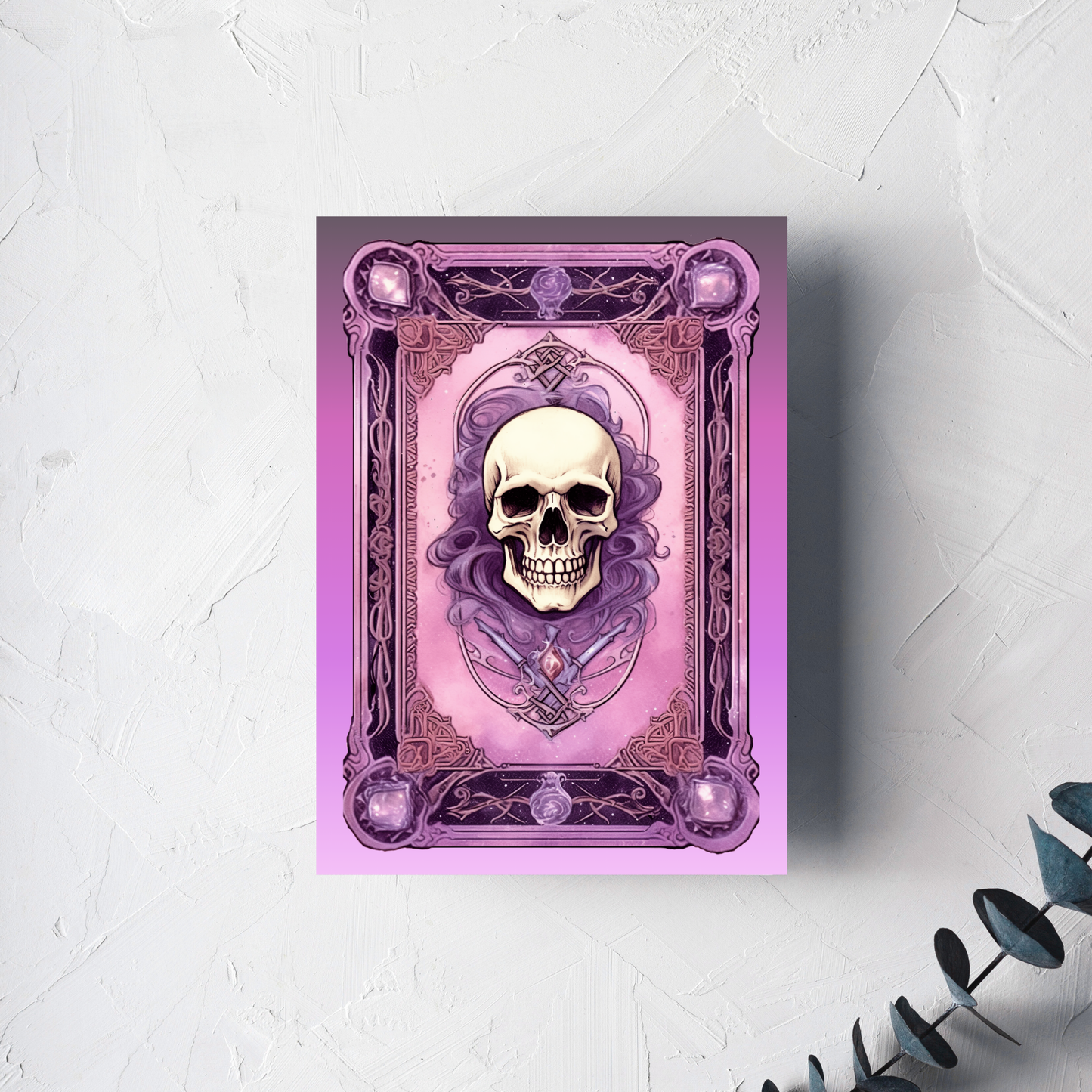 The Skull of the Mystic Greeting Card