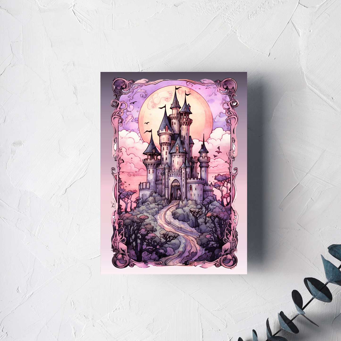 The Enchanted Castle Greeting Card