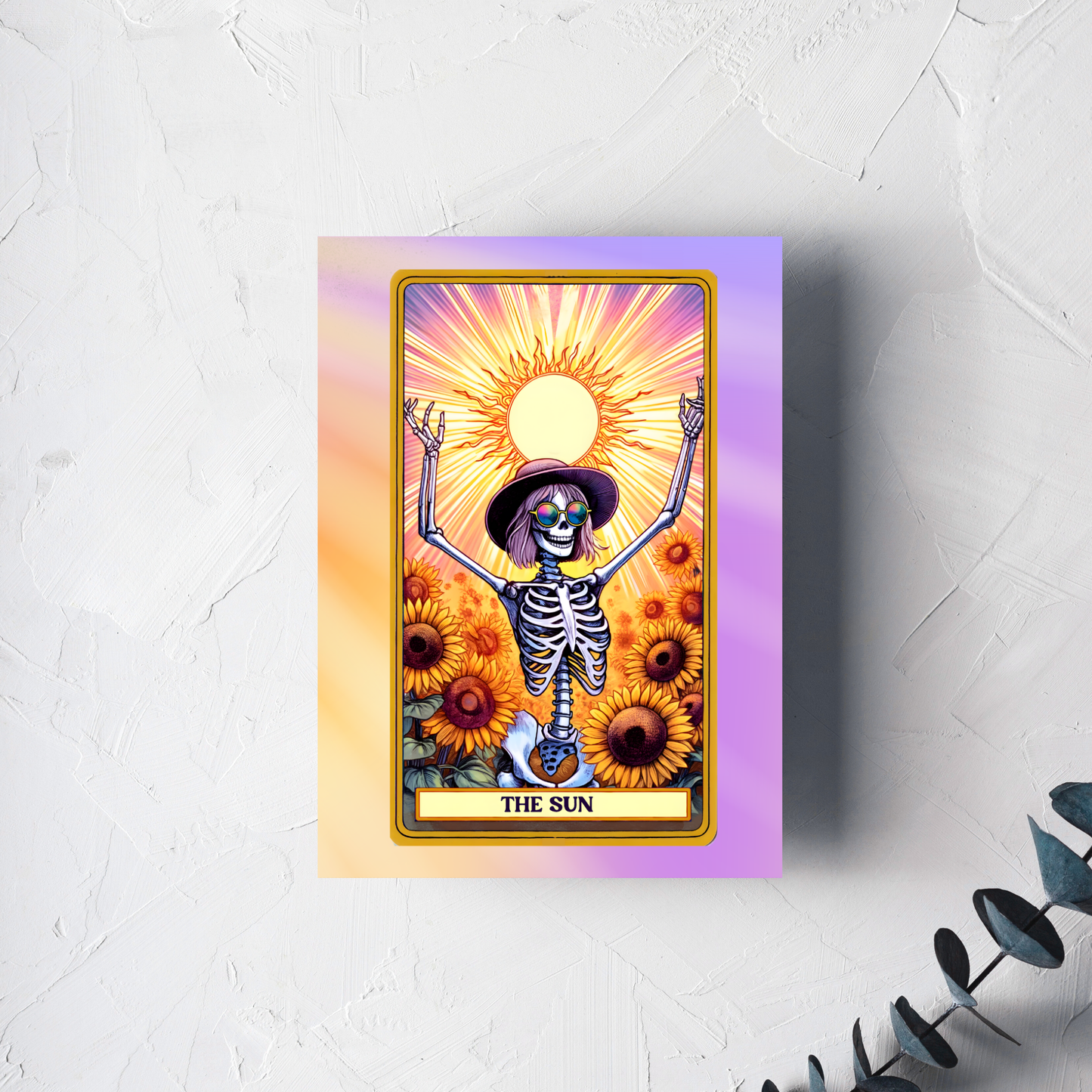 Product Title The Sun: Radiant Skeleton Greeting Card (5x7")