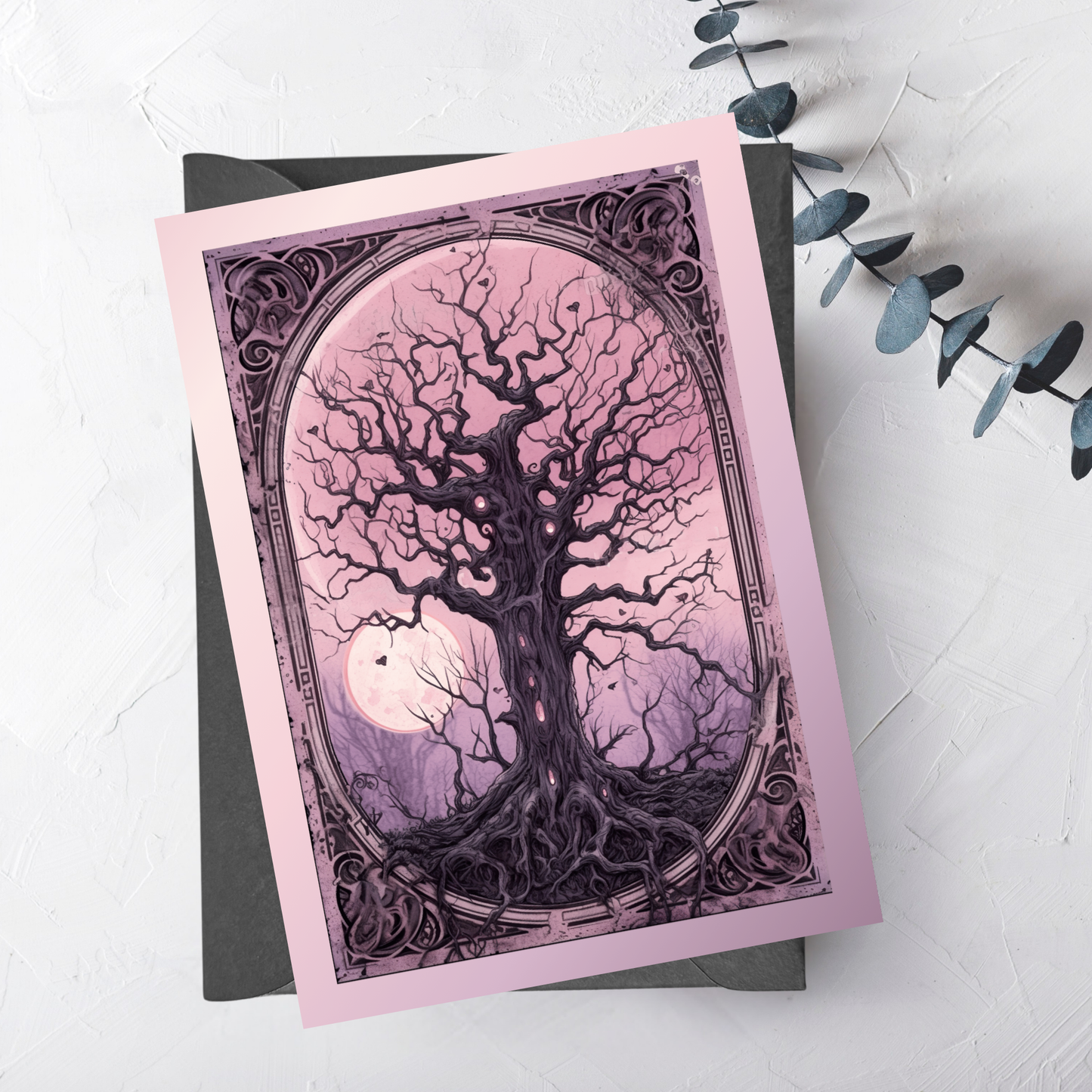 The Haunted Tree Greeting Card