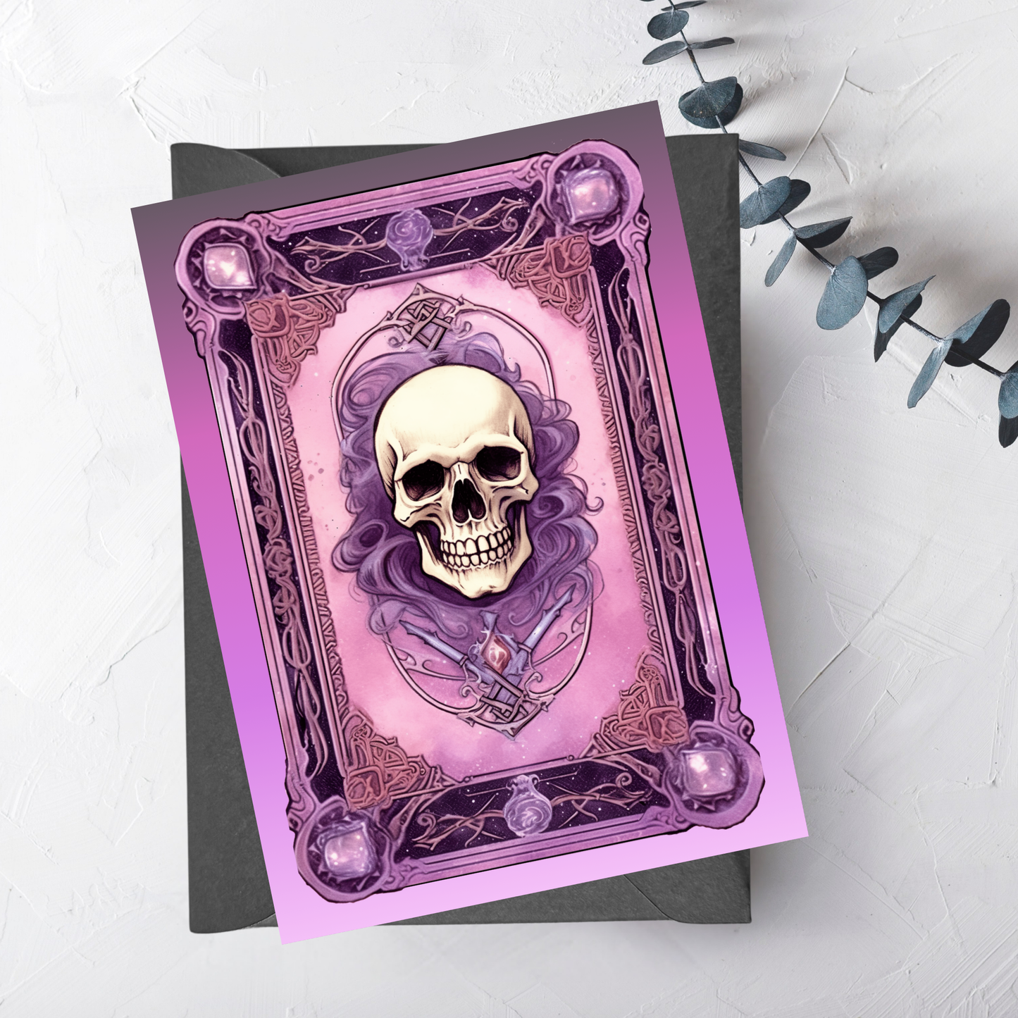 The Skull of the Mystic Greeting Card