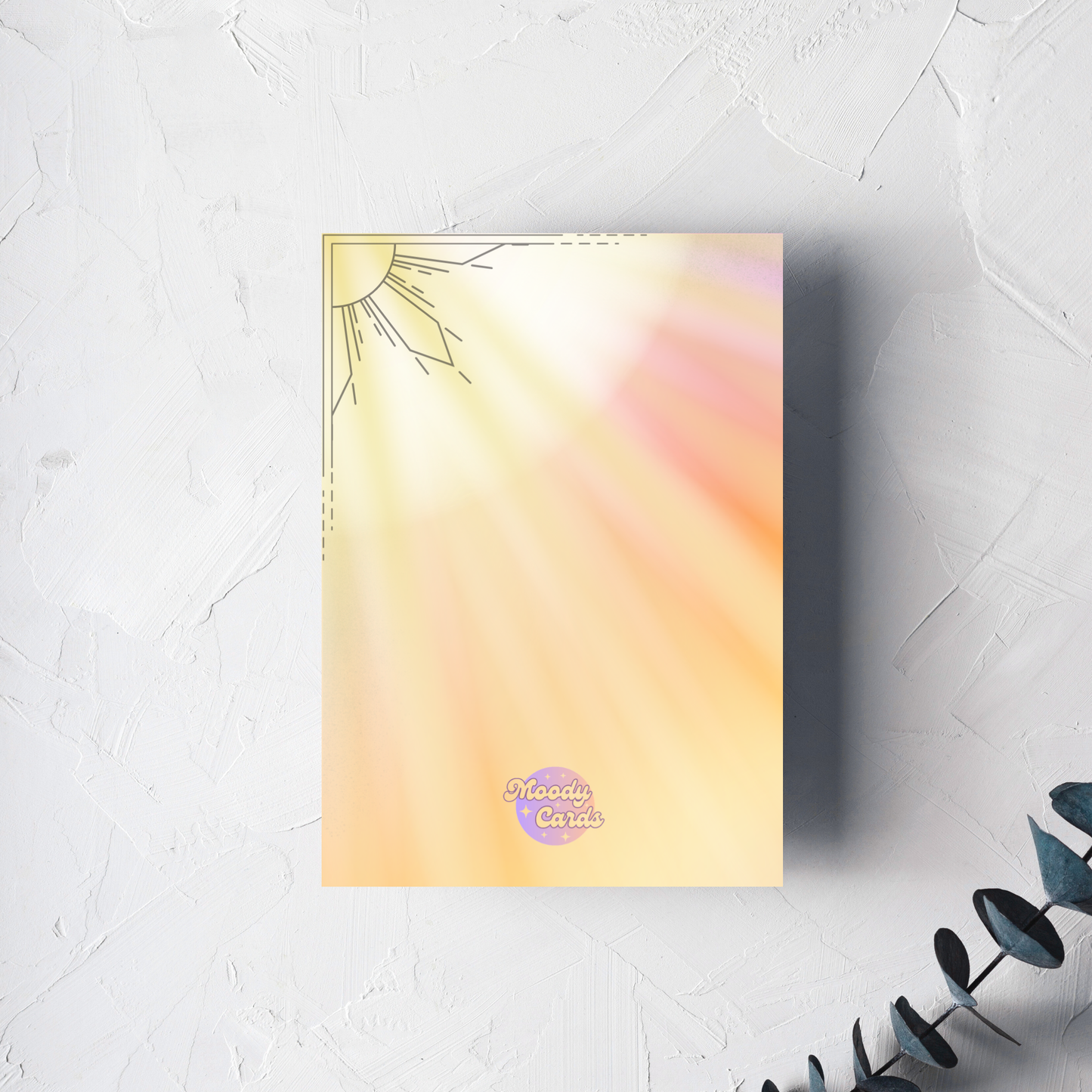Product Title The Sun: Radiant Skeleton Greeting Card (5x7")