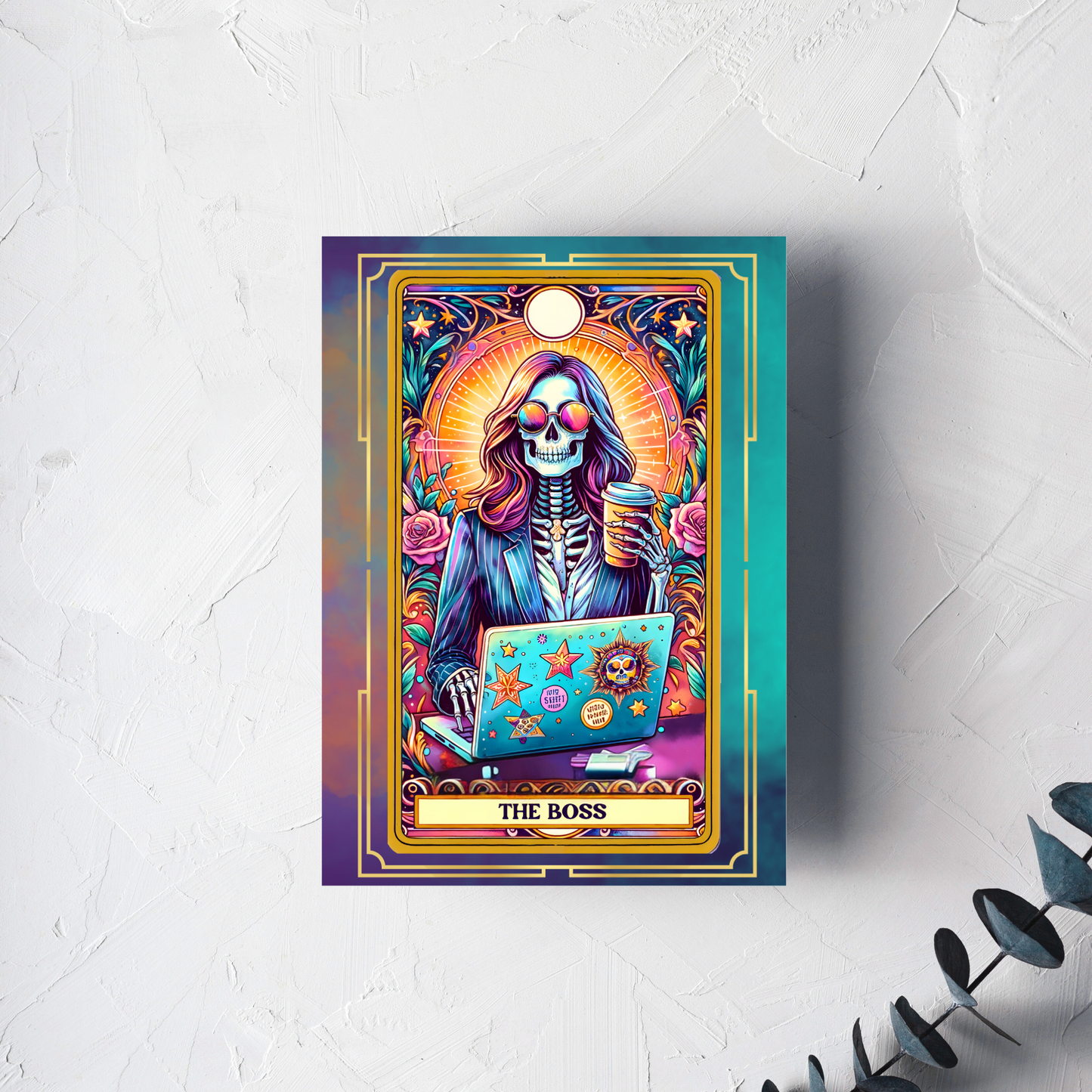 The Boss Greeting Card