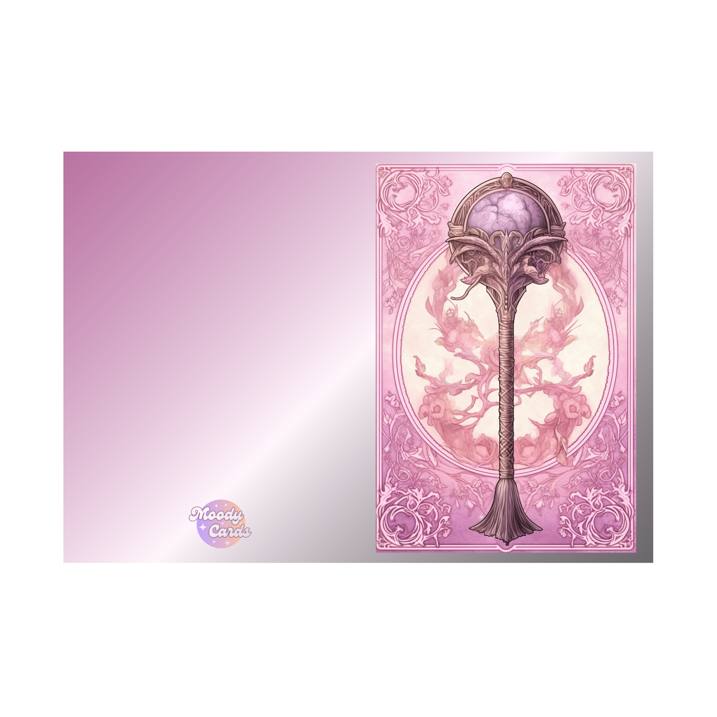 The Sorcerer's Staff Greeting Card