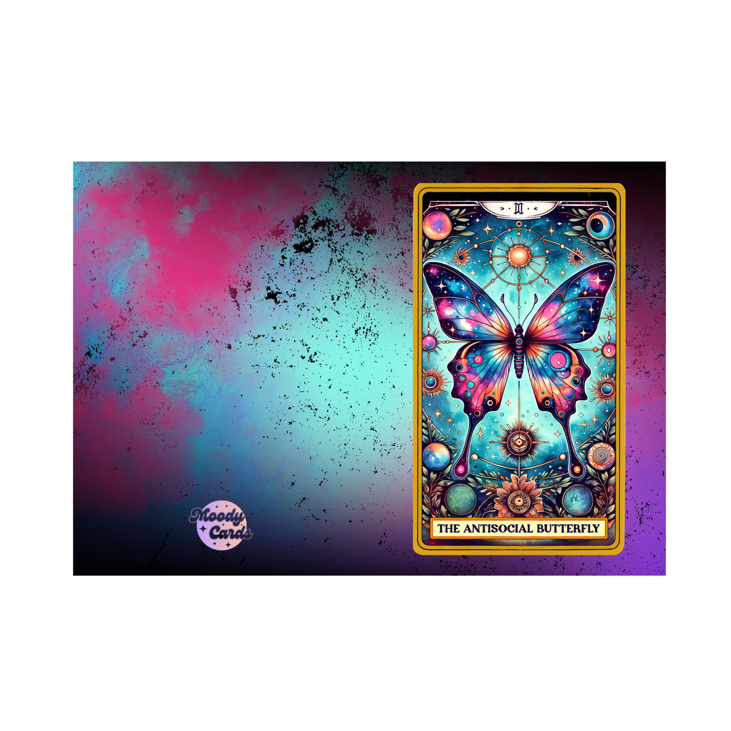 The "Antisocial Butterfly" Greeting Card