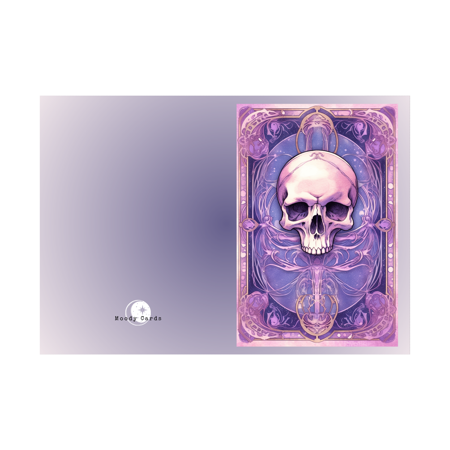 The Skull of Stars Greeting Card