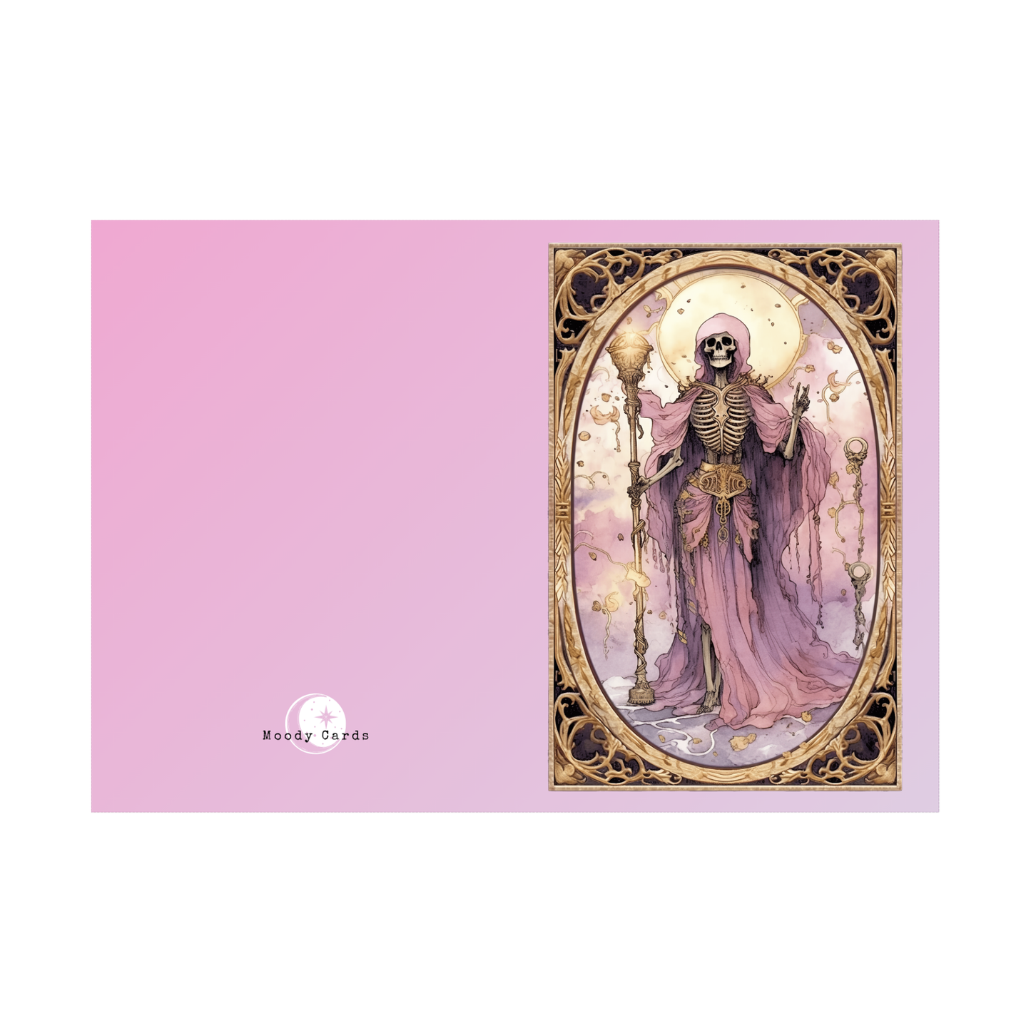 The Deathly Sorceress Greeting Card