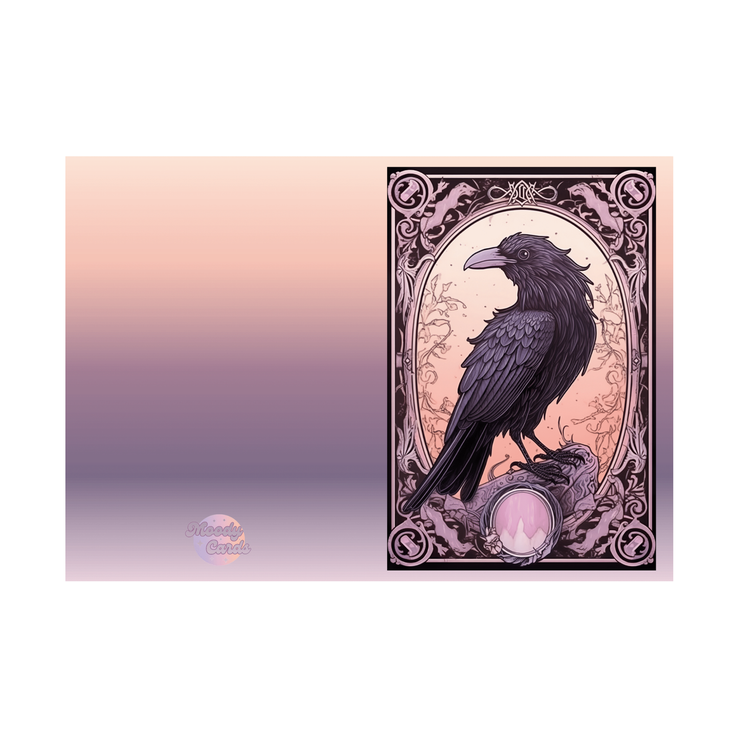 The Raven Guardian Greeting Card