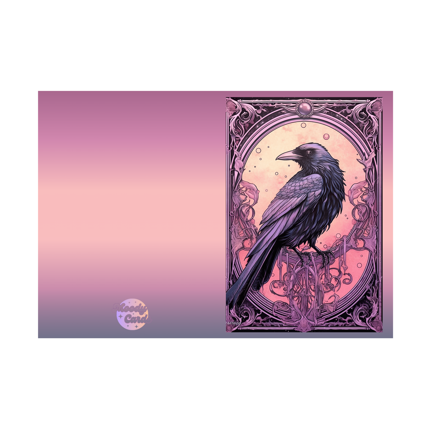 The Raven's Wisdom Greeting Card