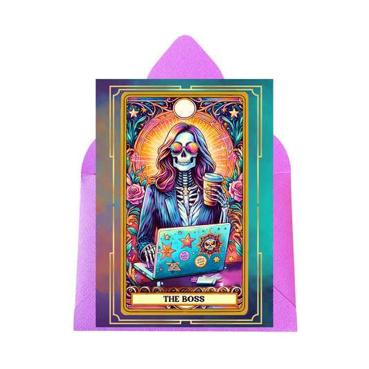 The Boss Greeting Card