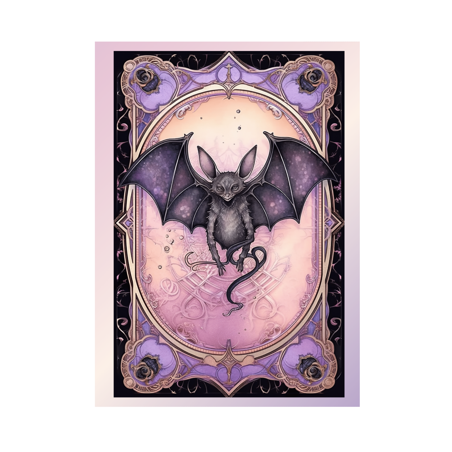 The Bat Familiar 5x7" Greeting Card