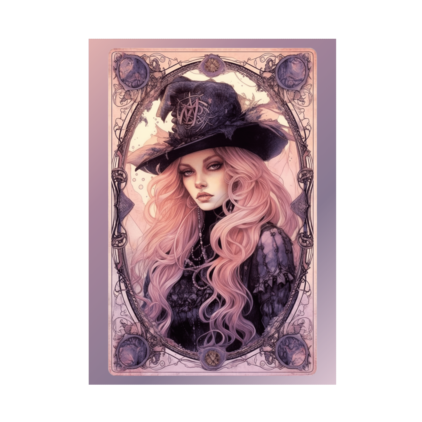 The Dark Sorceress Greeting Card