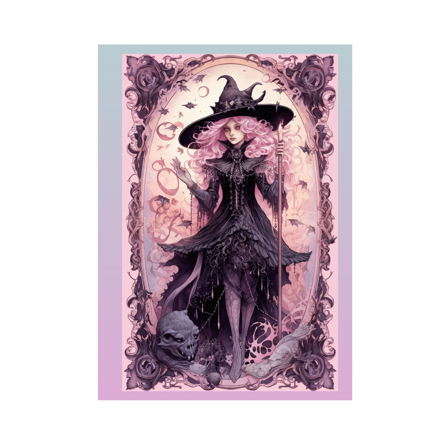 The Mistress of Shadows Greeting Card