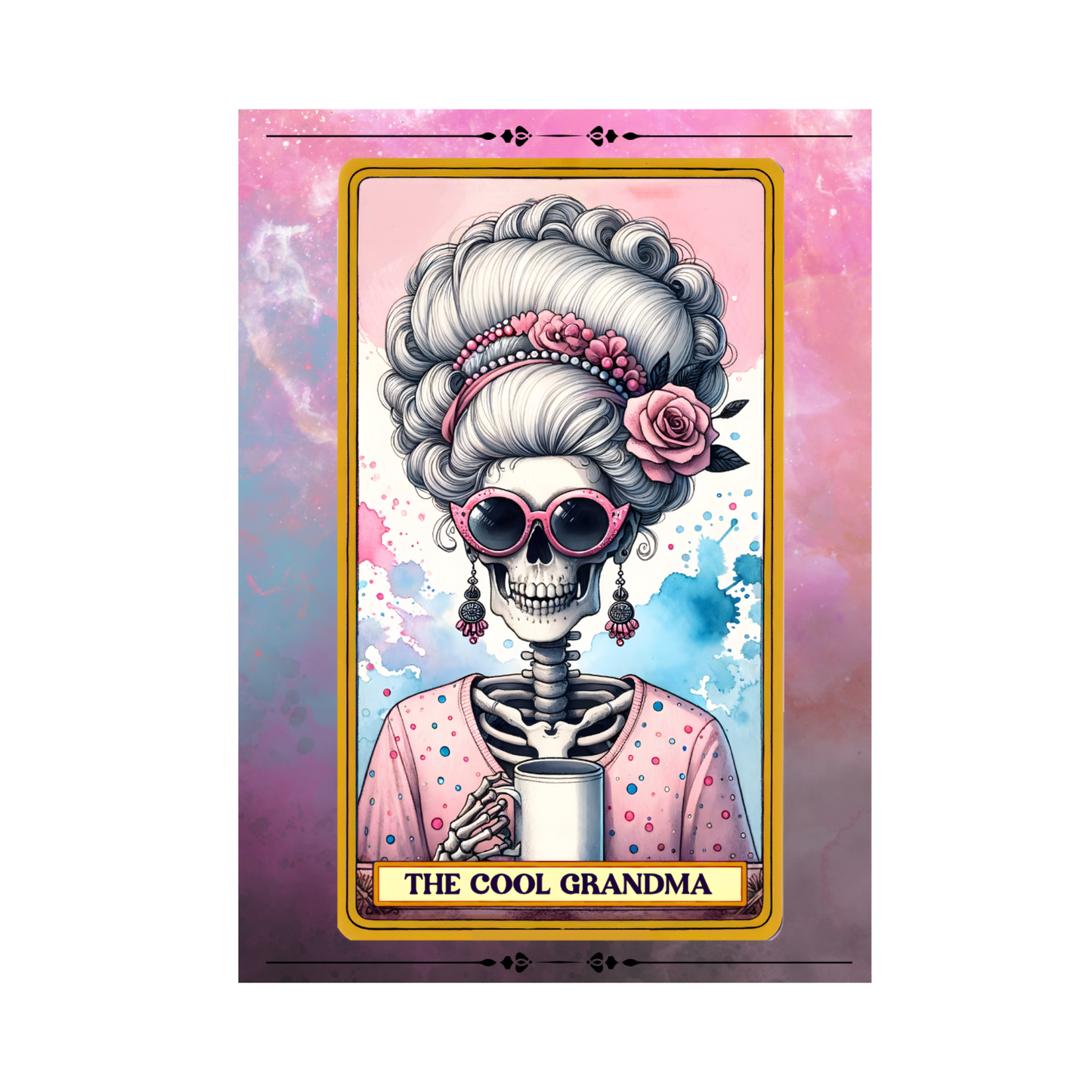 The Cool Grandma Greeting Card