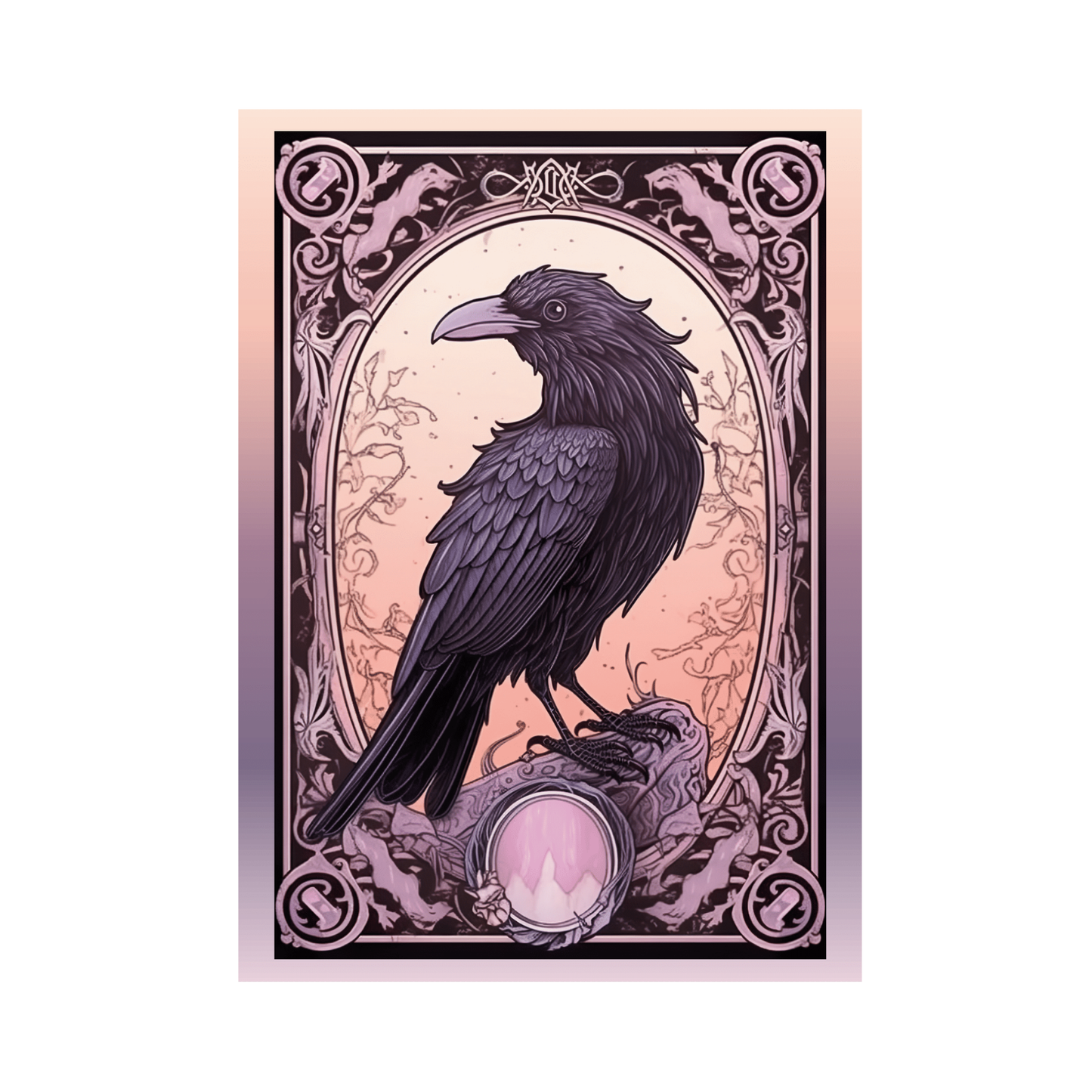 The Raven Guardian Greeting Card