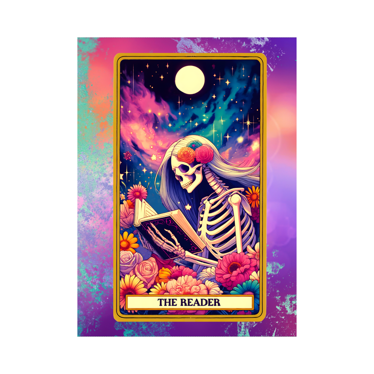 The Reader Greeting Card