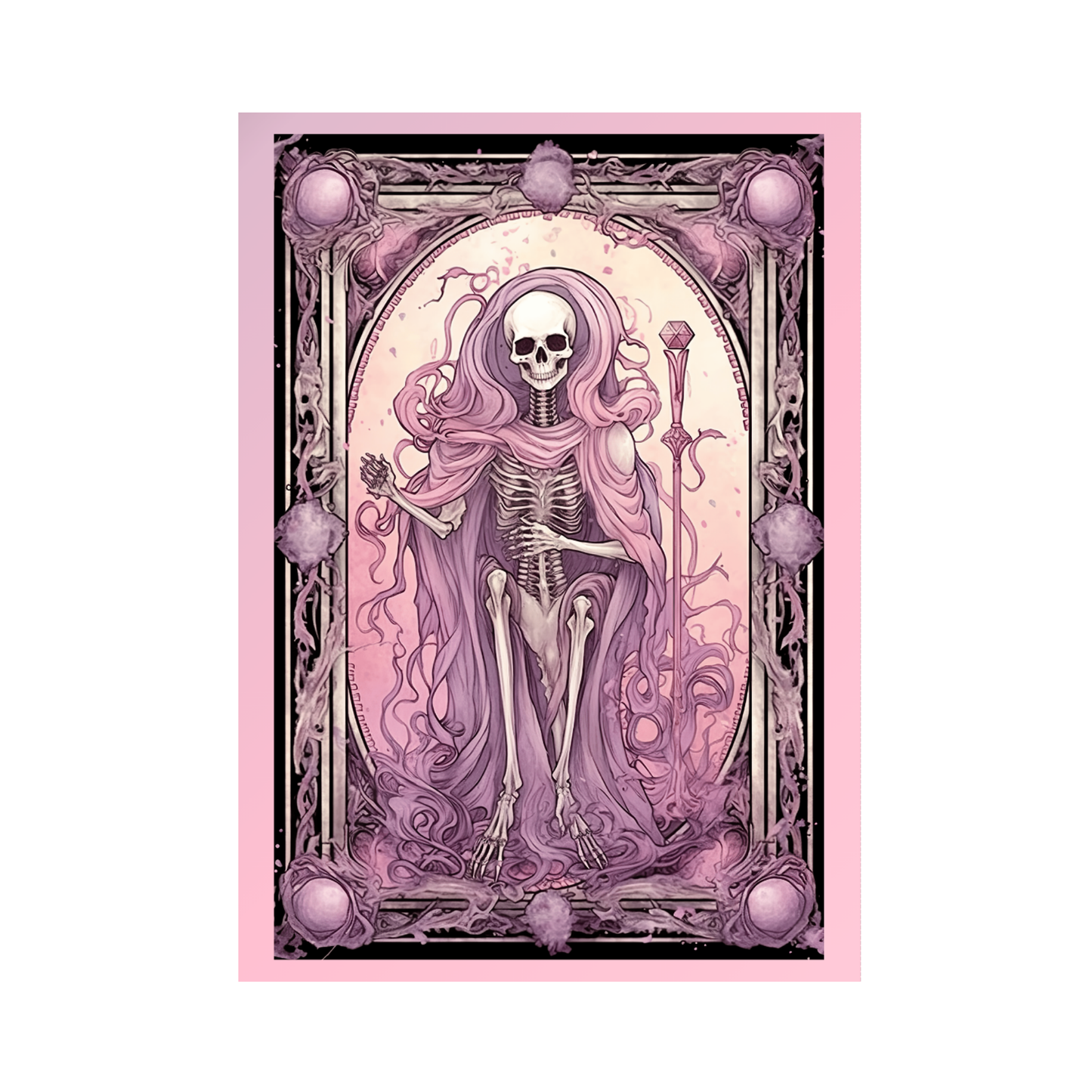 The Deathly Matriarch Greeting Card