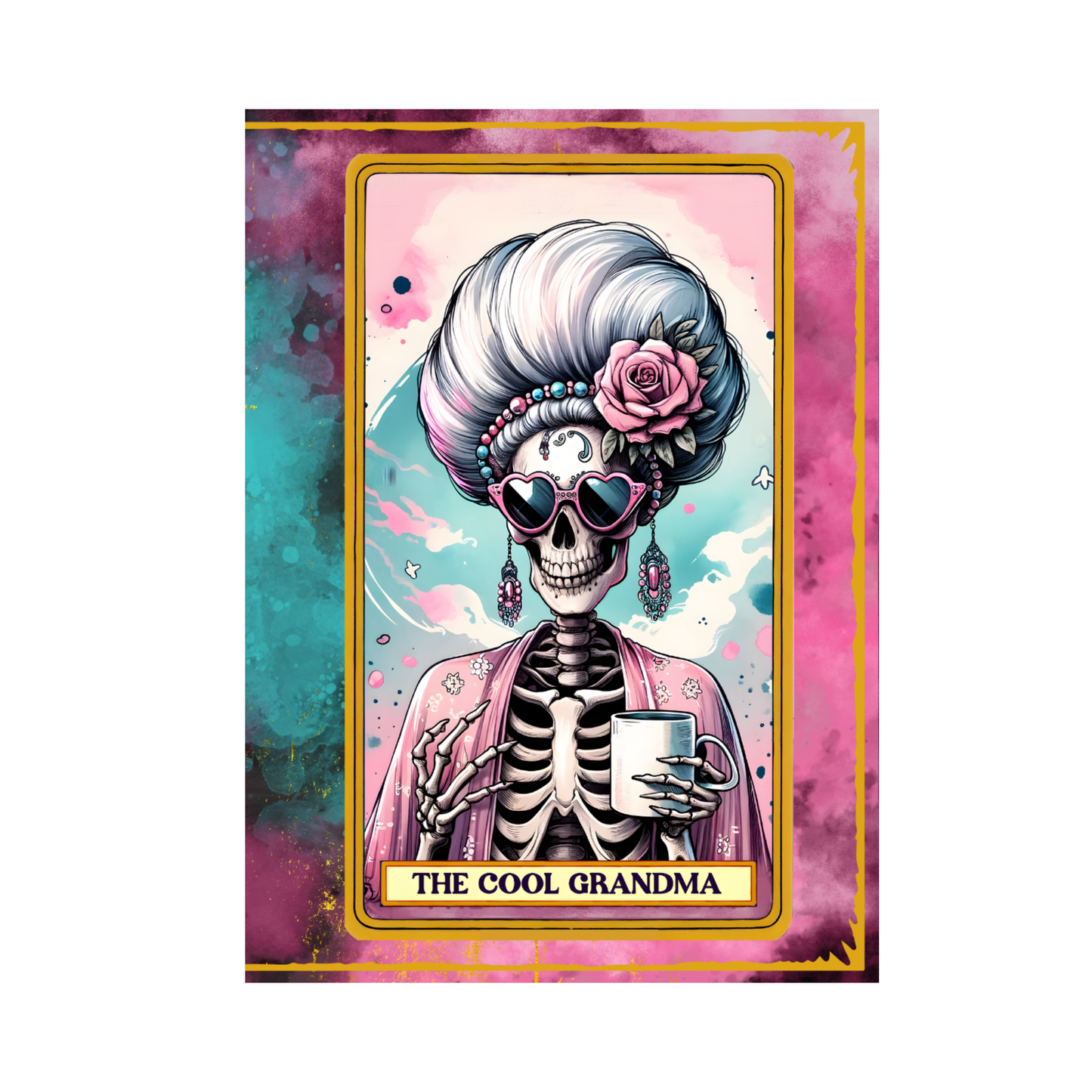 The Cool Grandma Greeting Card