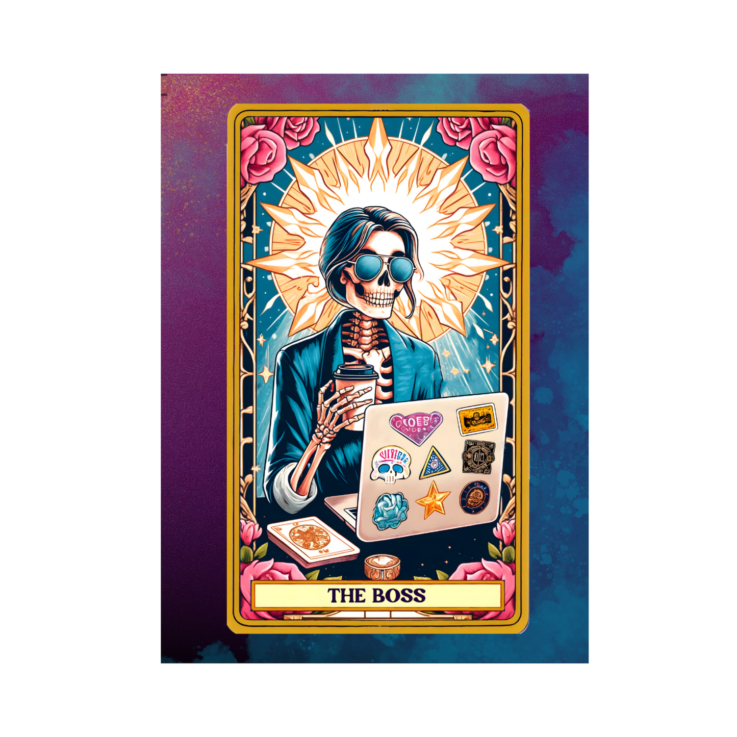 The Boss Greeting Card