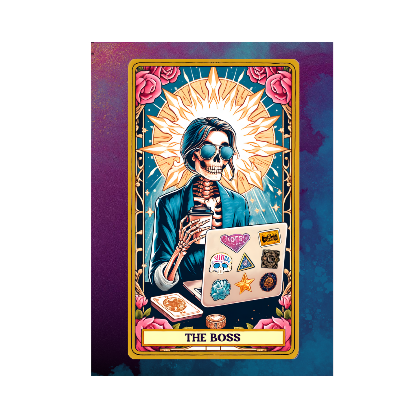 The Boss Greeting Card