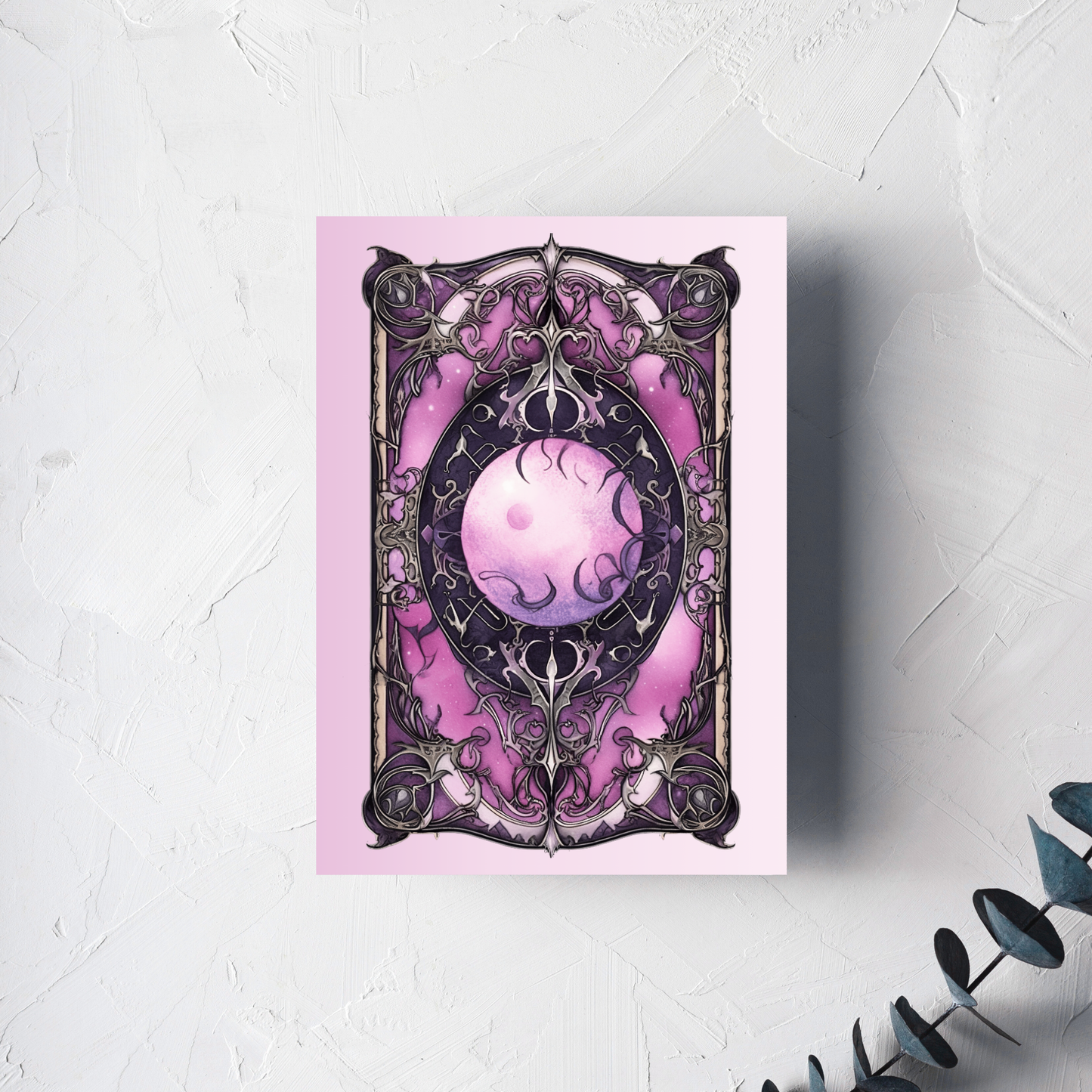 The Lunar Phases Greeting Card