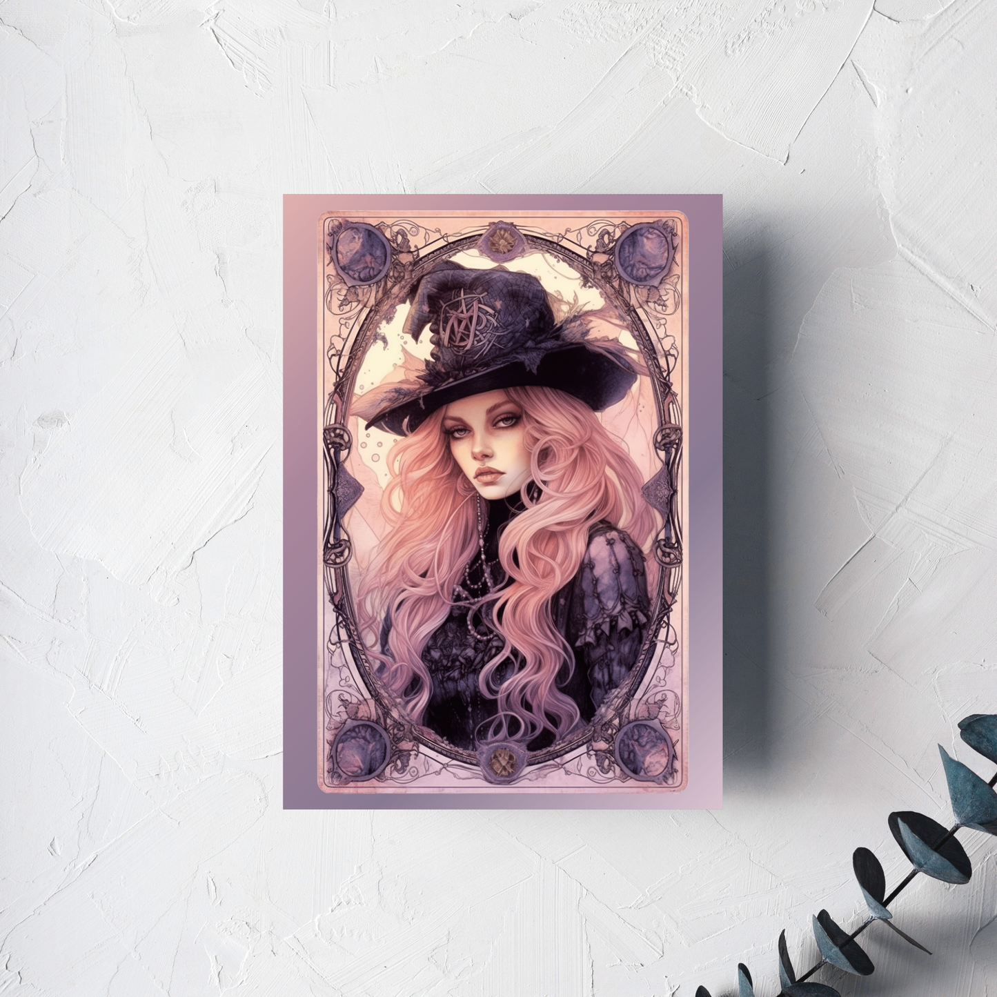 The Dark Sorceress Greeting Card
