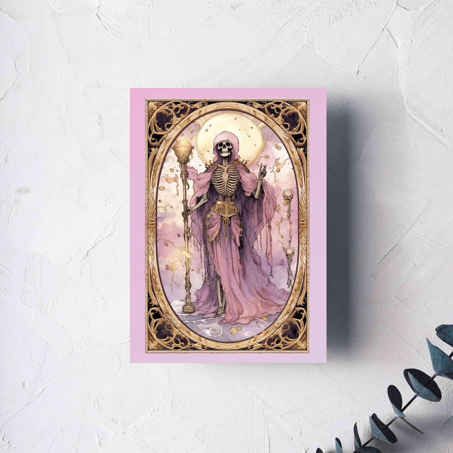 The Deathly Sorceress Greeting Card