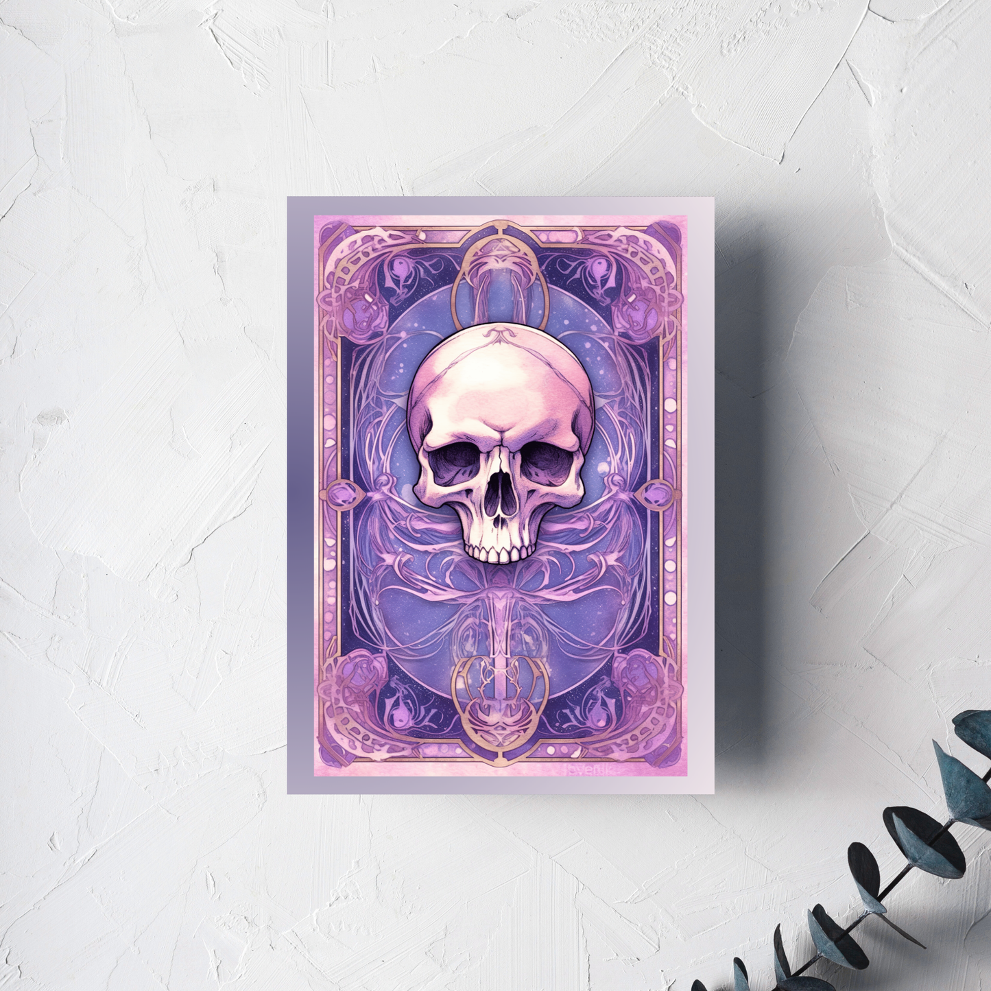 The Skull of Stars Greeting Card