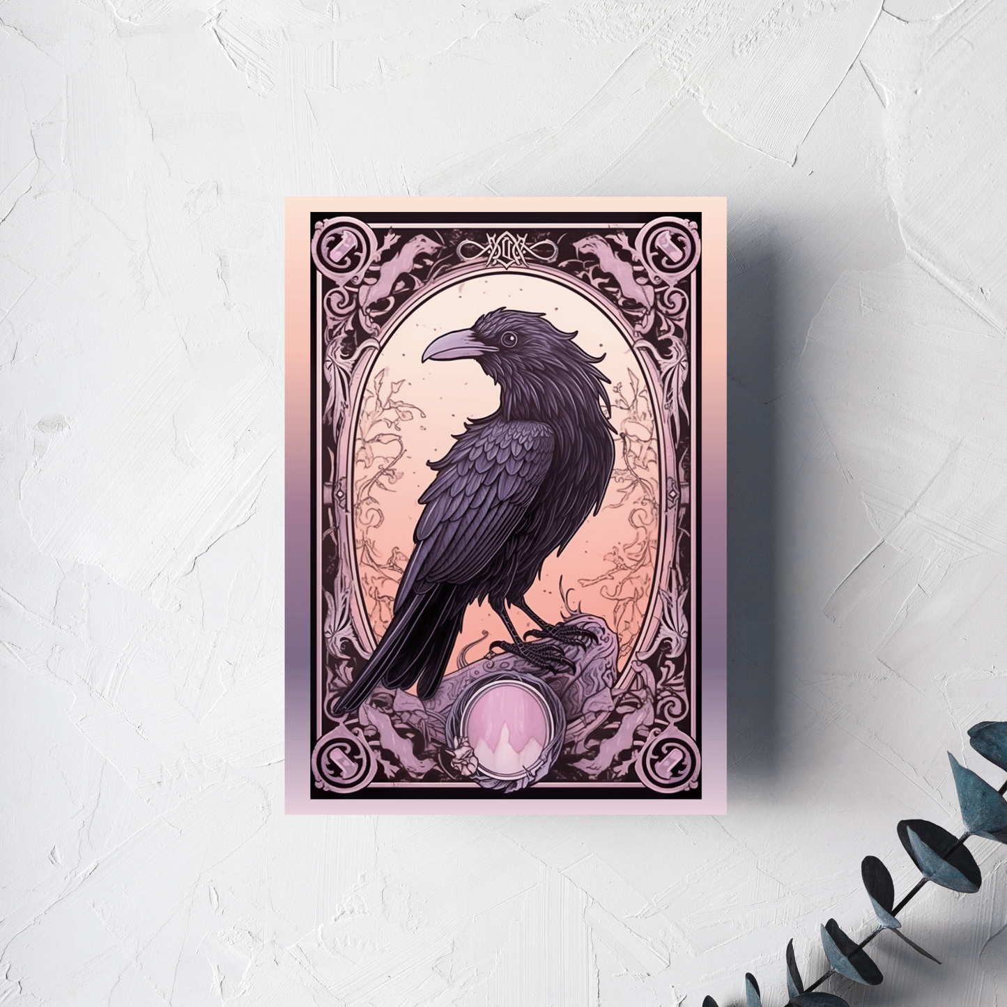 The Raven Guardian Greeting Card