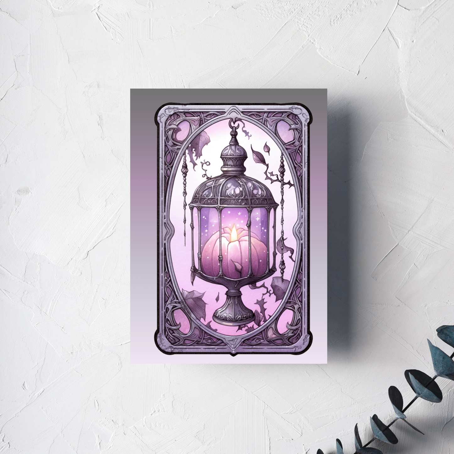 The Haunted Lantern Greeting Card