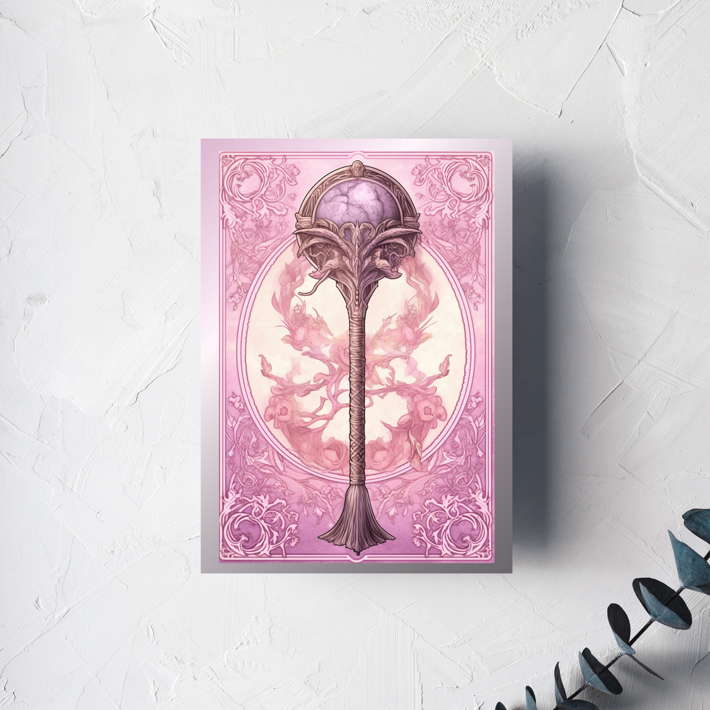 The Sorcerer's Staff Greeting Card