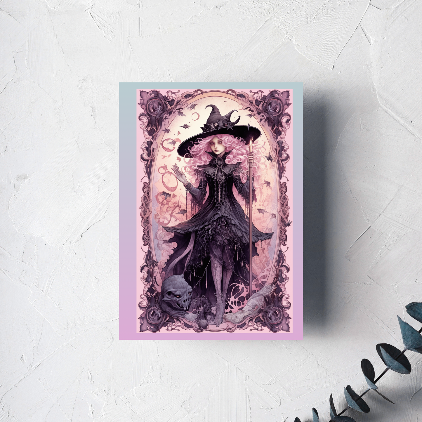 The Mistress of Shadows Greeting Card