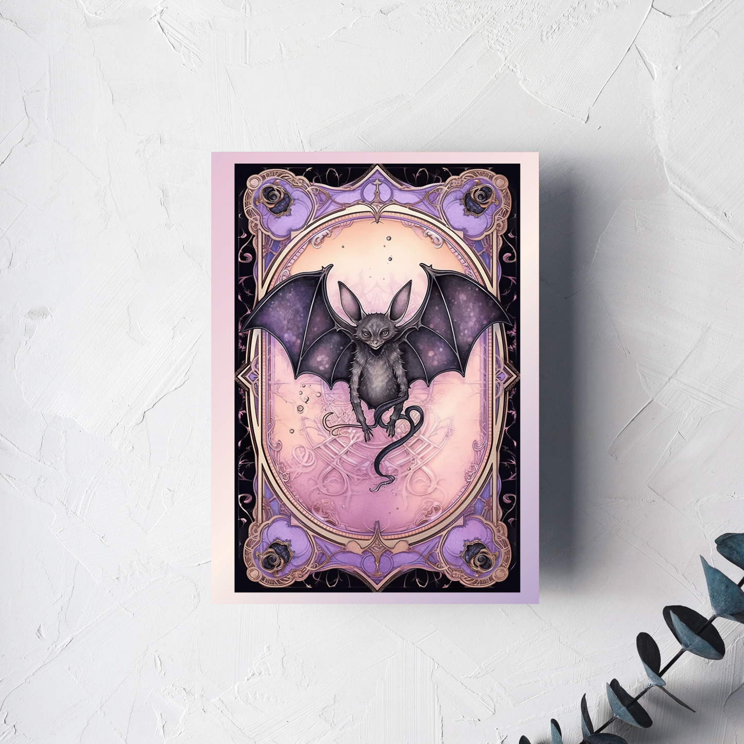 The Bat Familiar 5x7" Greeting Card