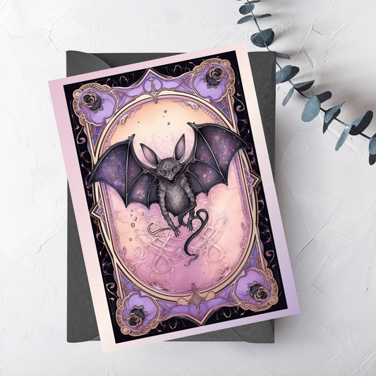 The Bat Familiar 5x7" Greeting Card