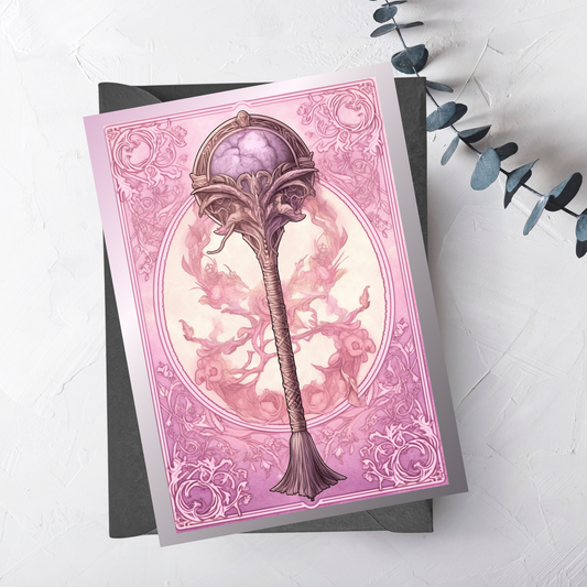 The Sorcerer's Staff Greeting Card