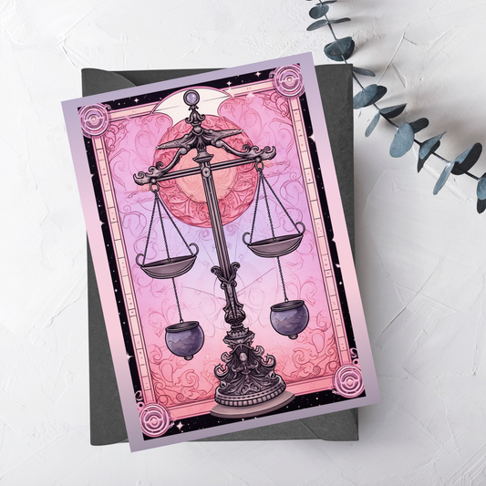 The Scales of Balance Greeting Card