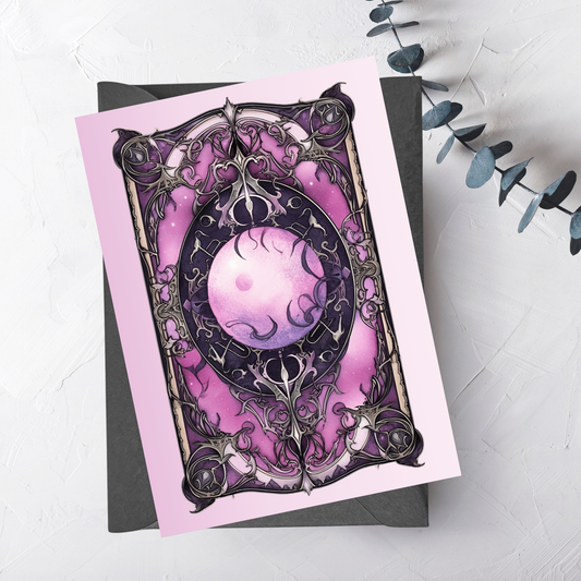 The Lunar Phases Greeting Card
