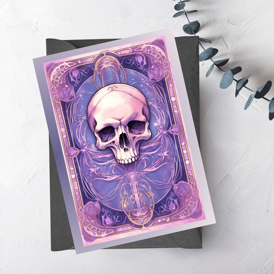 The Skull of Stars Greeting Card