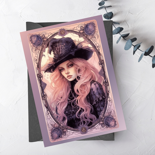 The Dark Sorceress Greeting Card