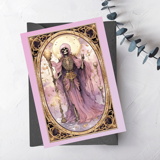The Deathly Sorceress Greeting Card