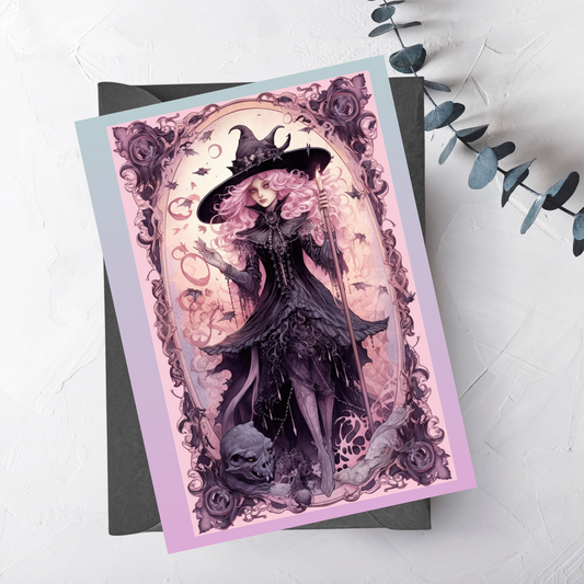 The Mistress of Shadows Greeting Card