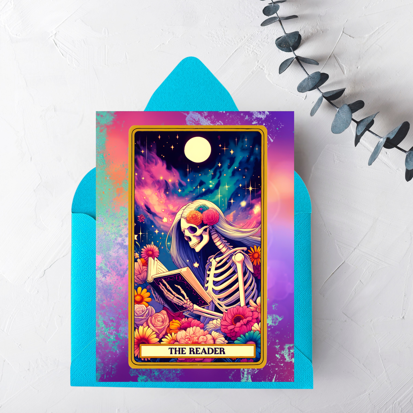 The Reader Greeting Card