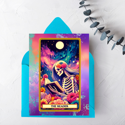 The Reader Greeting Card