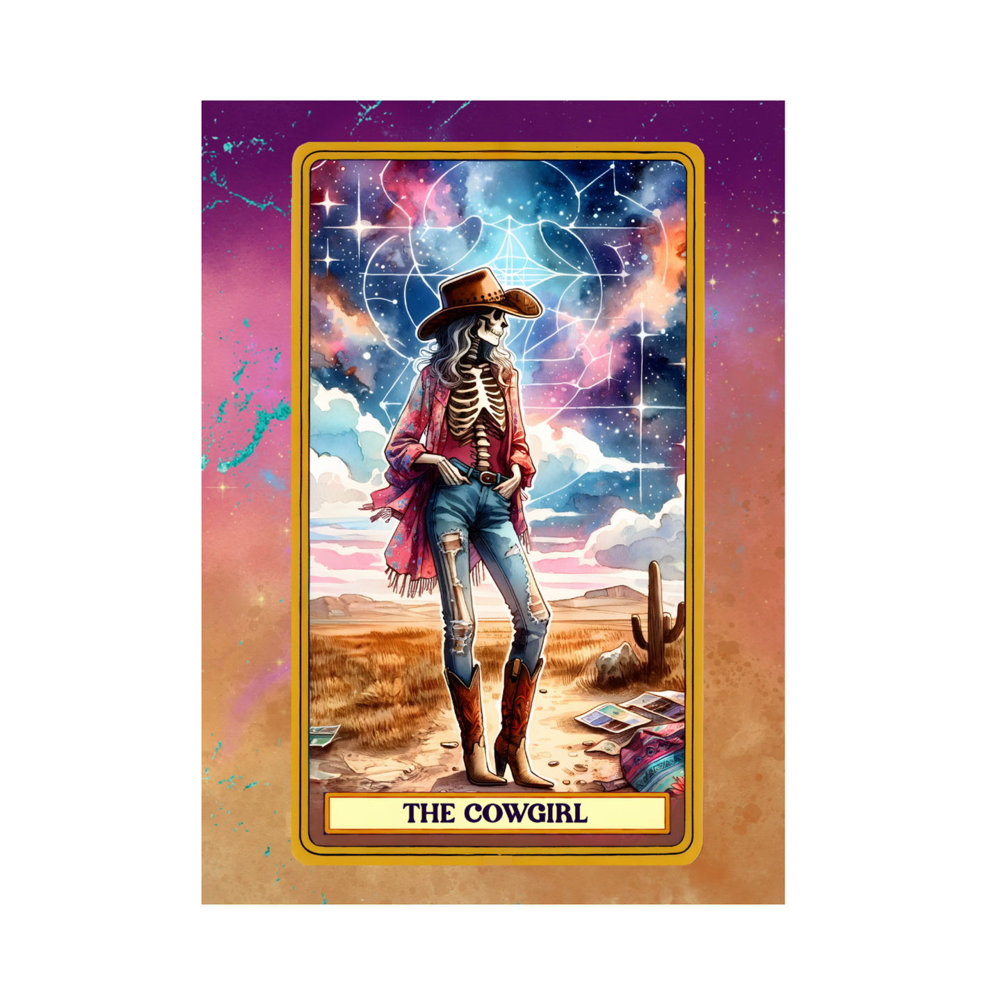 The Cowgirl Greeting Card
