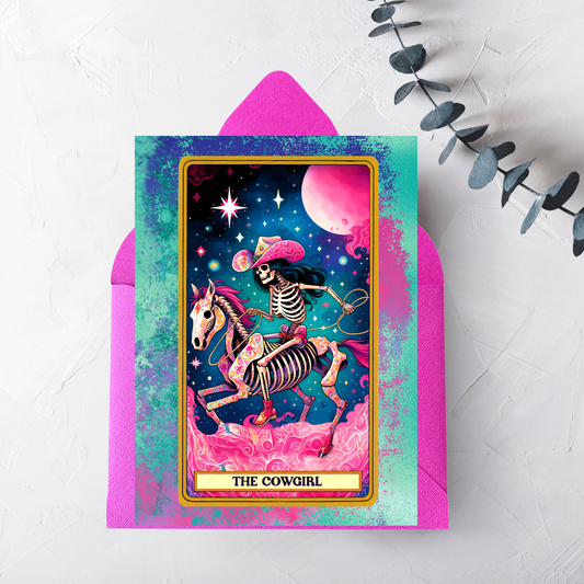 The Cowgirl Greeting Card