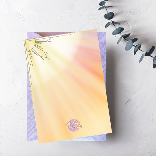 Product Title The Sun: Radiant Skeleton Greeting Card (5x7")